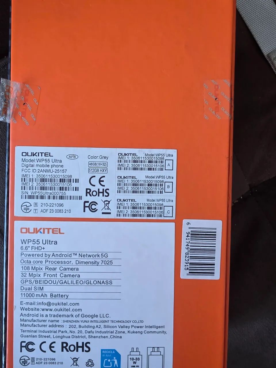 Celular Oukitel WP55 Ultra INQUEBRÁVEL - Foto 2