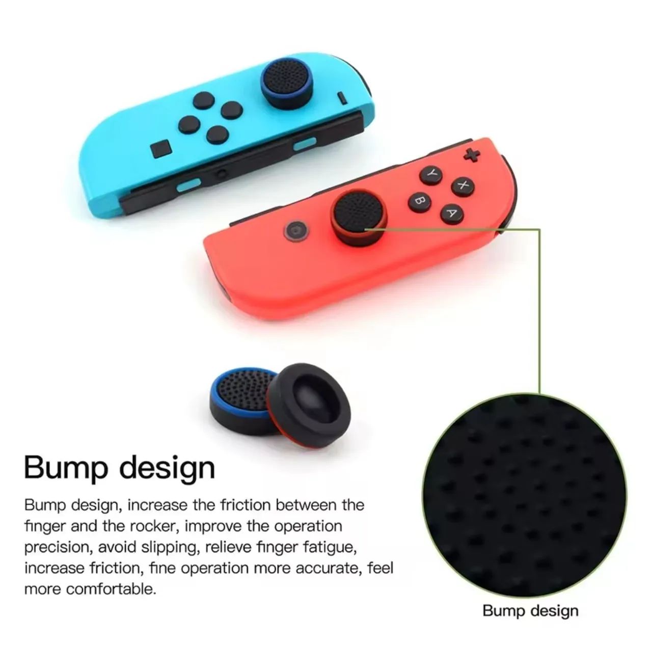 Par de grips de analógicos Nintendo Switch  - Foto 4
