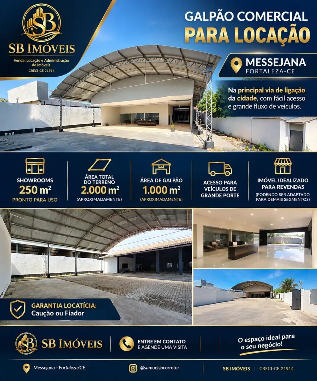 GALPÃO EM MESSEJANA NA BR116