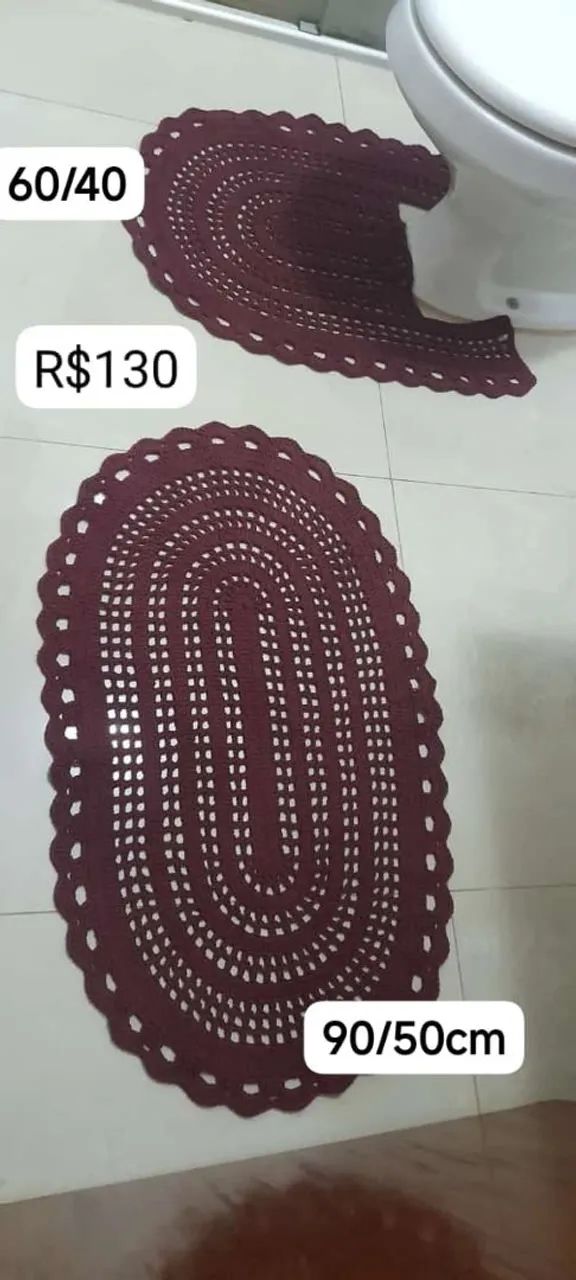 Jogo de banheiro em crochê ? - Foto 2