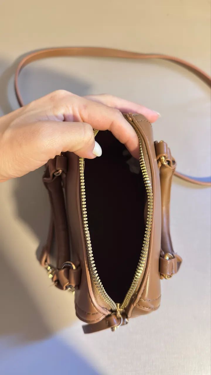 Bolsa Caramelo Pequena - Foto 3