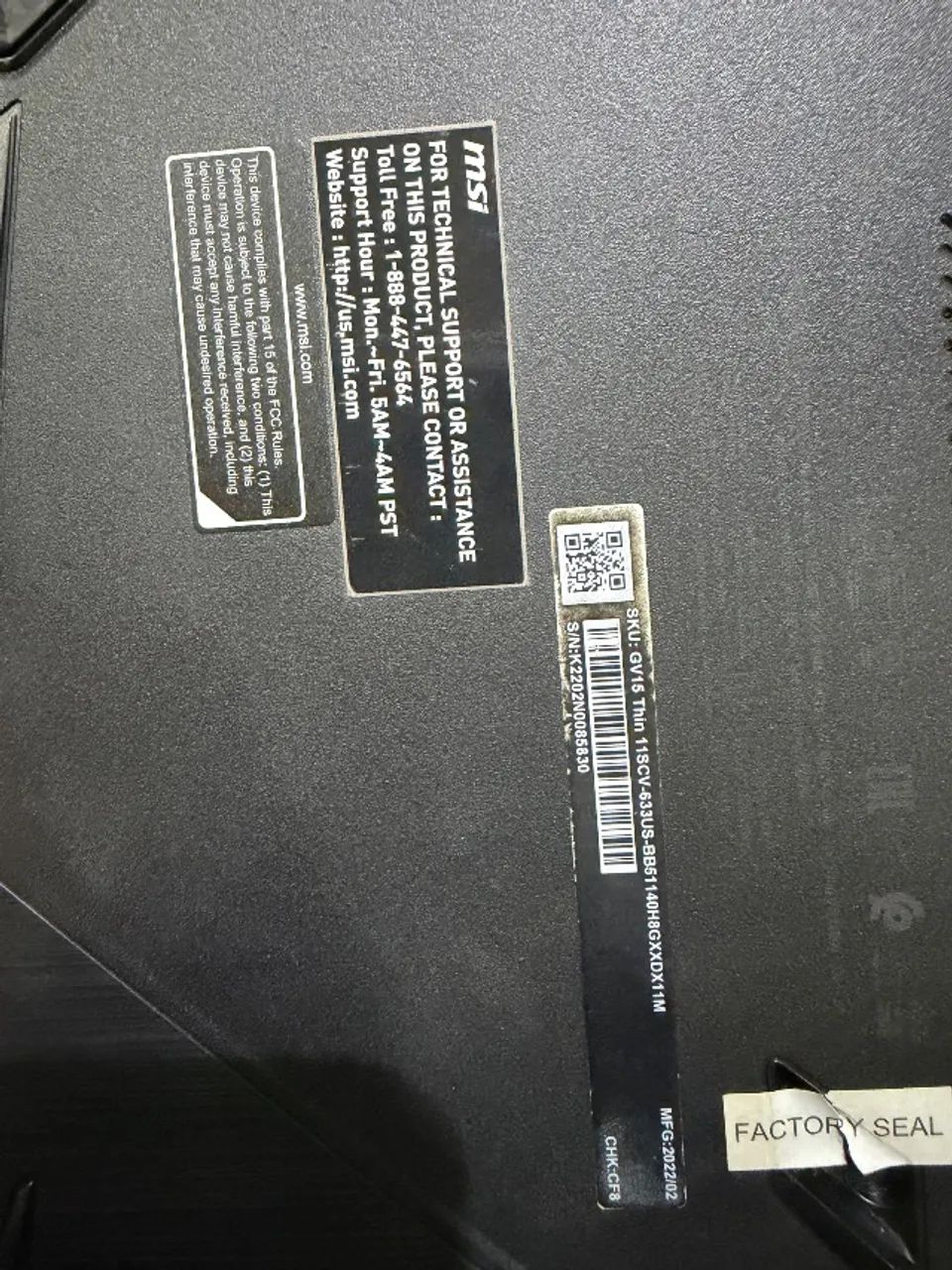 Notebook MSI Gamer GV15 Thin ? i5 + GTX 1650 - Foto 4