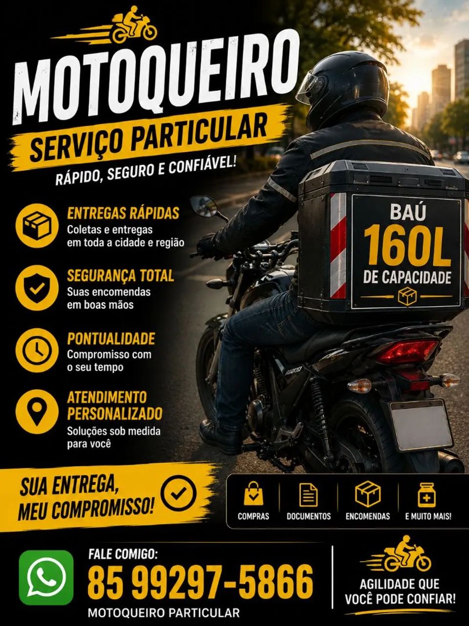 Motoqueiro particular 