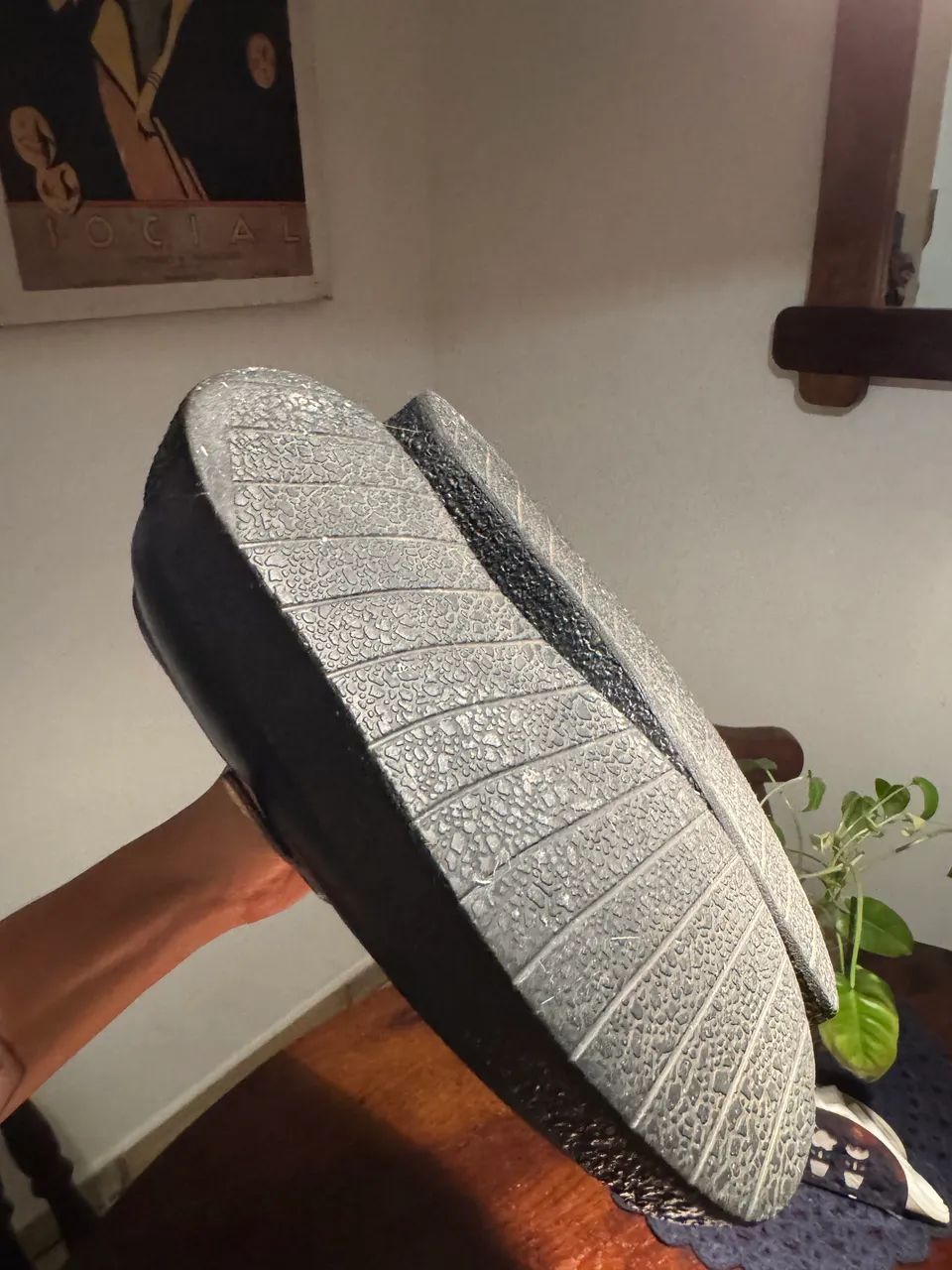 sapato creeper trançado em couro 39 - Foto 4