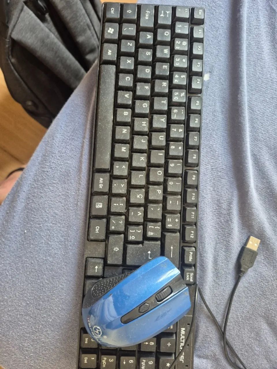 Kit Mouse sem fio + Teclado 