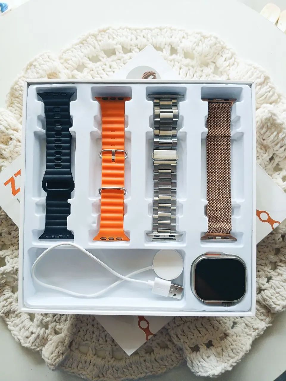 Smartwatch Ultra 6 Pulseiras Completo - Foto 3