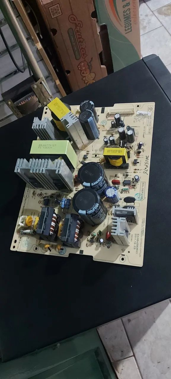 Placa fonte Mini System LG CM-9520 revisada e testada