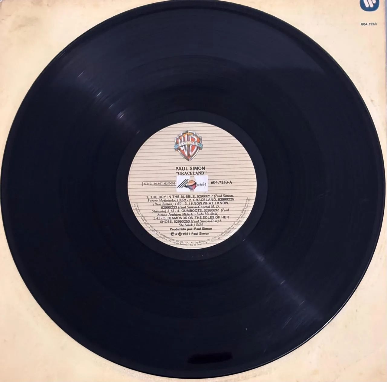 Paul Simon Graceland 1987 Lp Vinil - Foto 3