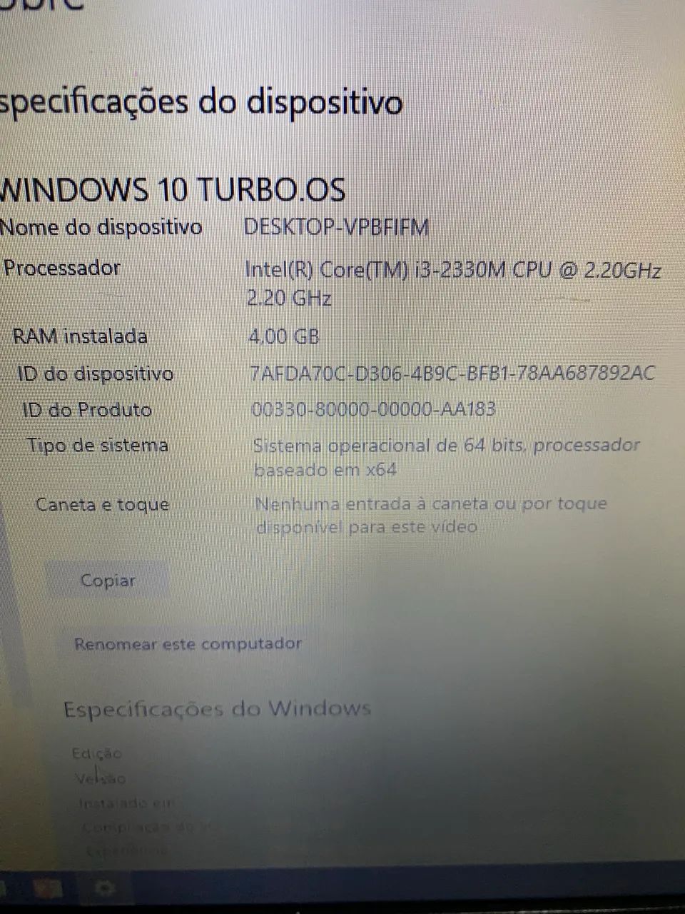Notebook Asus Core i3 / SSD 240GB / 4GB c/ Windows 10 e Office - Foto 4