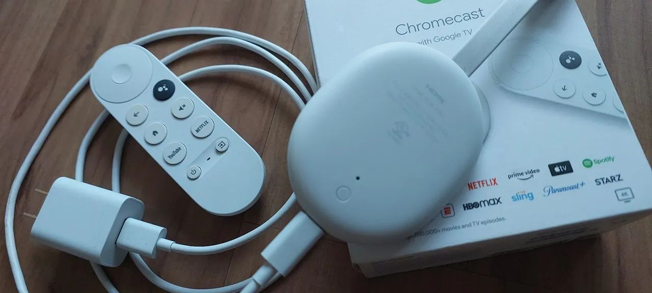 Chrome Cast 4 4k google branco ( Estado de novo) - Foto 5