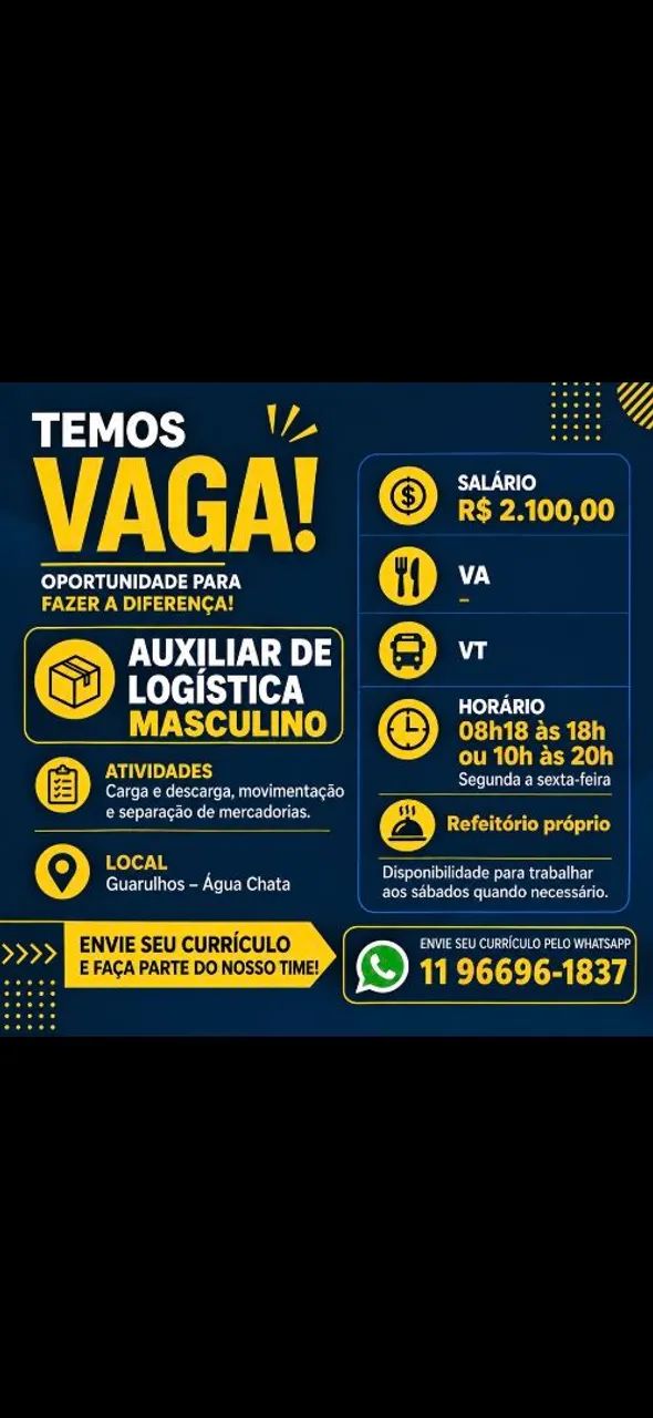 Auxiliar de Logostica