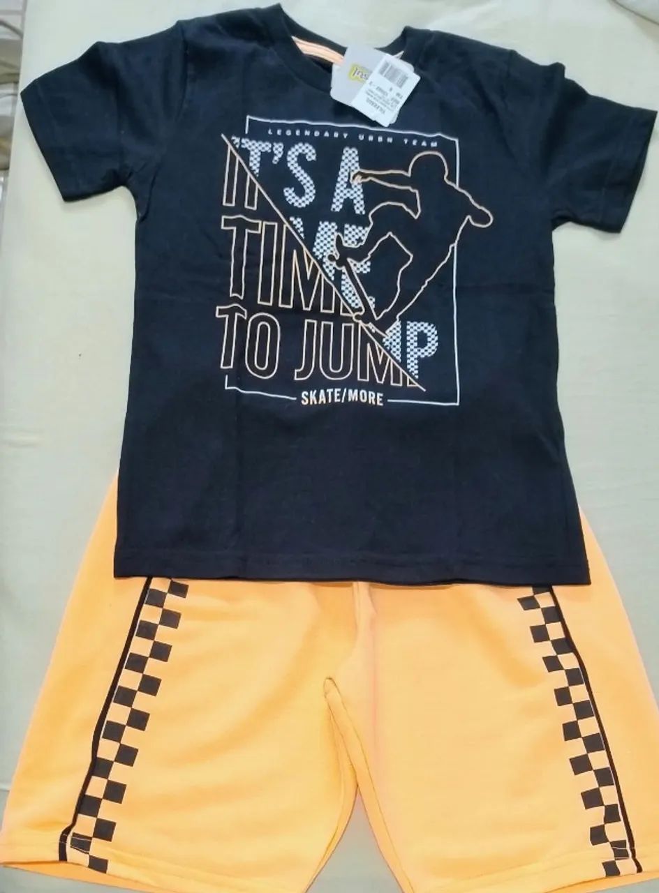 Conjunto Short e Blusa Tileesul Tamanho 8 - Foto 4