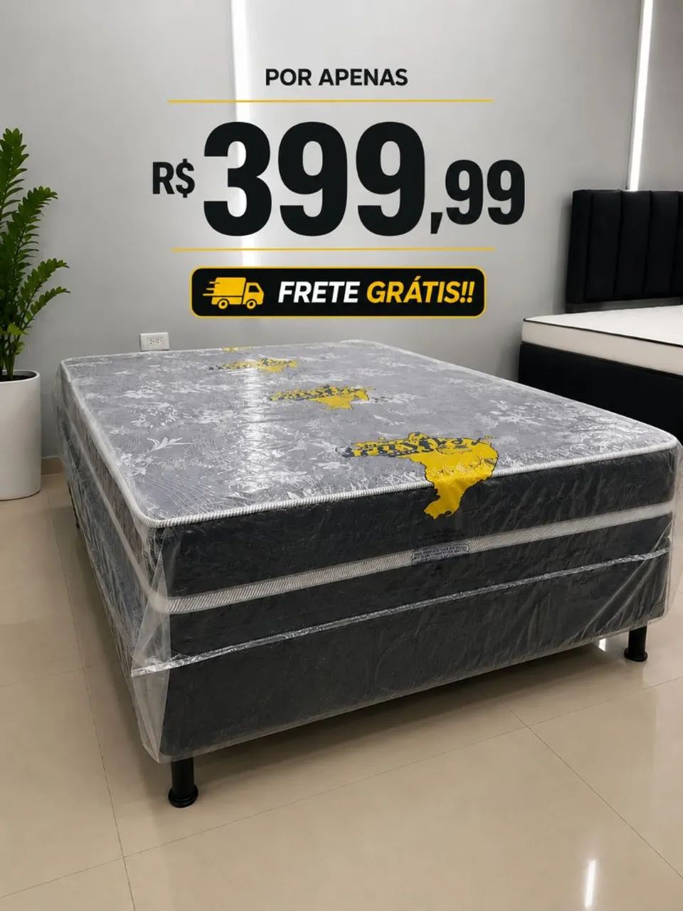 Cama box casal