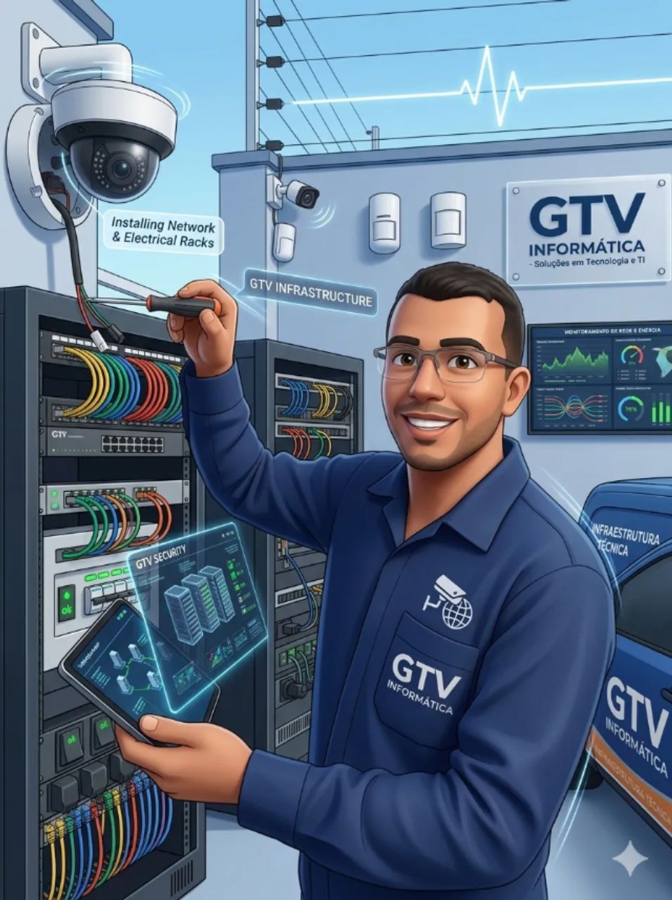 Gtv Tecnologia- Soluções Completas em Ti, Segurança e Eletrica