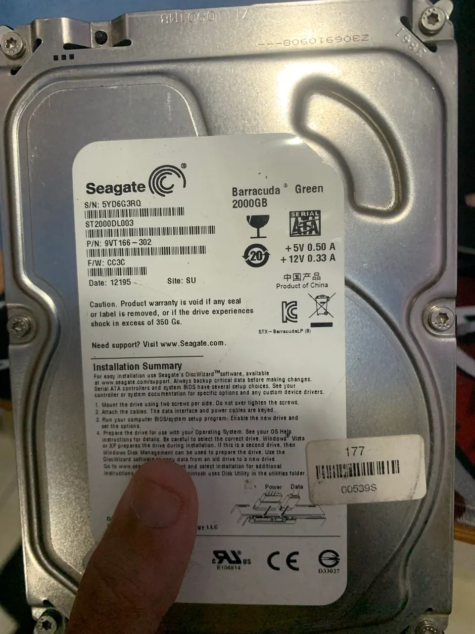 HD Seagate Barracuda Green de 2TB. - Foto 4