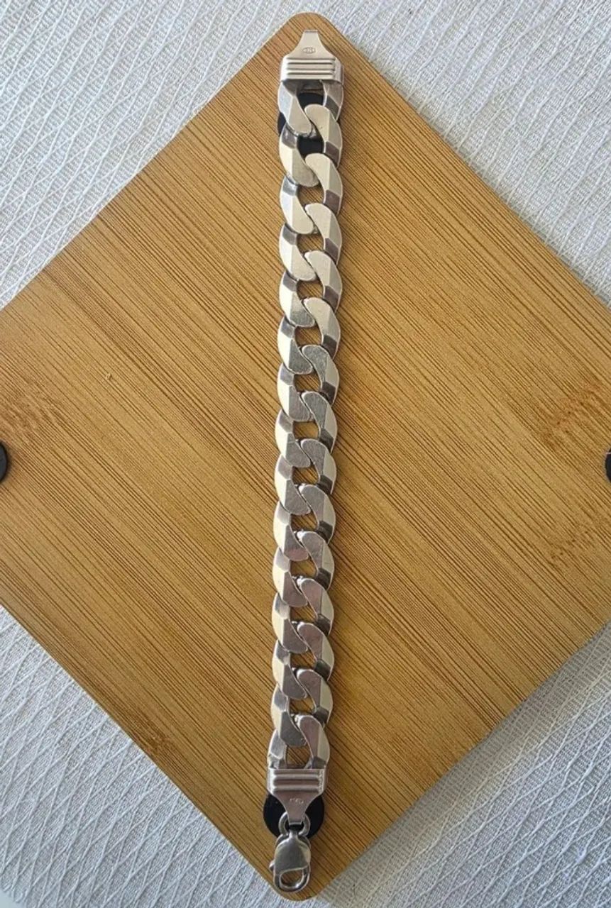Pulseira de prata  - Foto 3