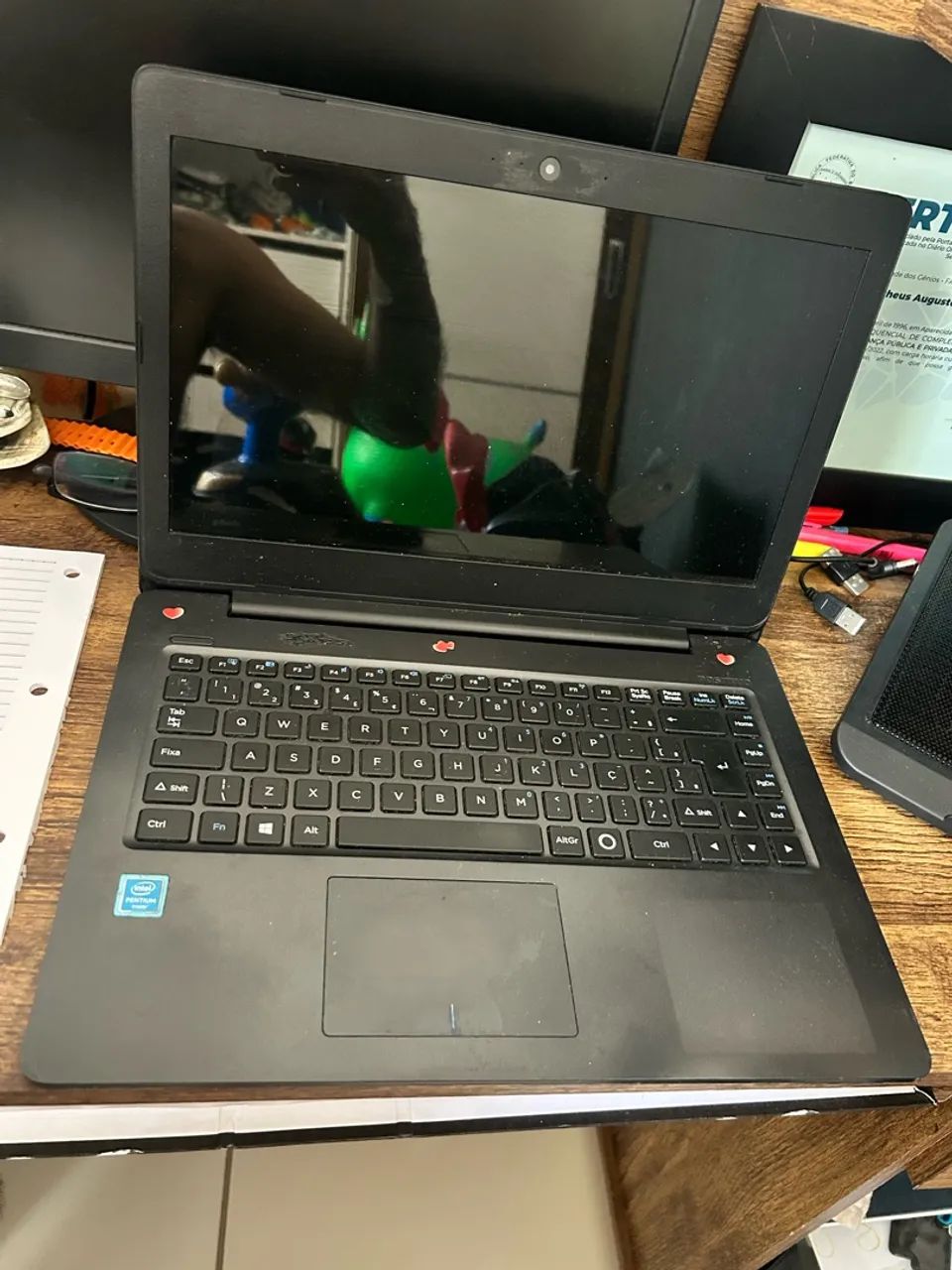 Notebook Positivo para retirar peças