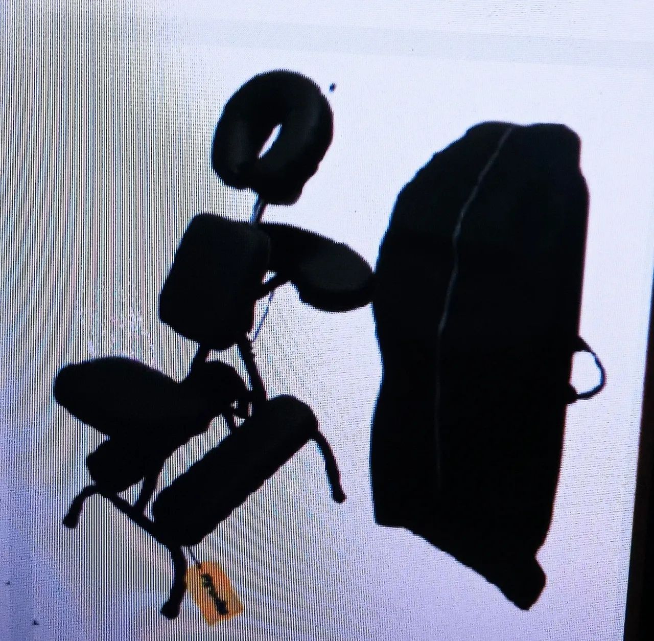 Cadeira de quick massag com bolsa
