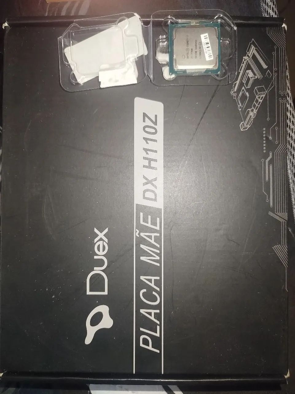 Placa mãe H110 + I7-7700