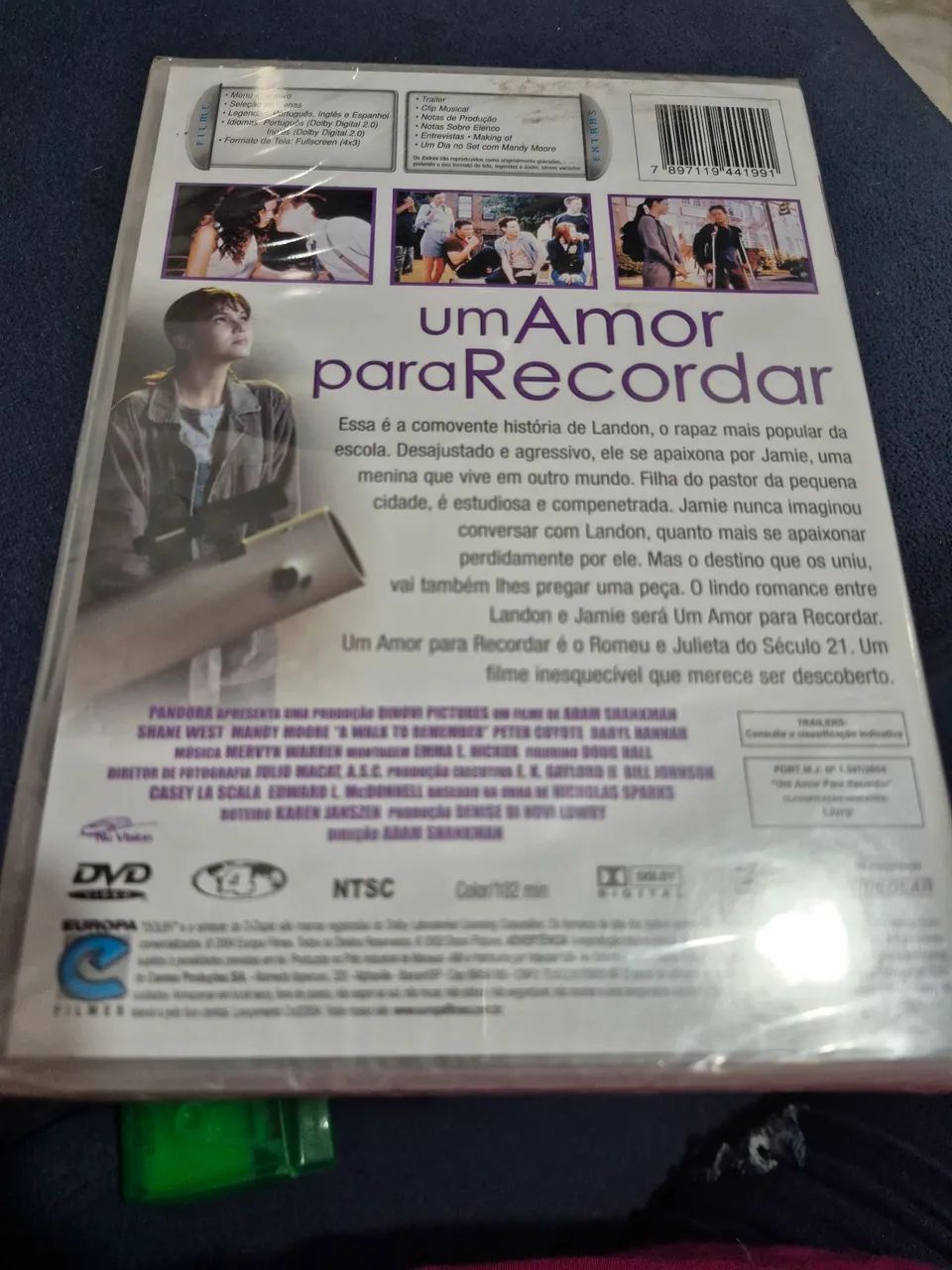 Um Amor para Recordar - Mandy Moore dvd filme lacrado e dublado - Foto 2