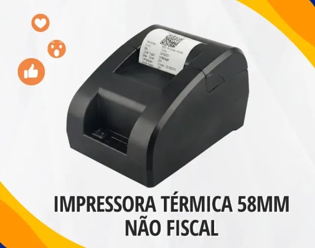 Impressora Térmica Ticket Cupom Não Fiscal Pedidos Usb 58mm - Foto 2