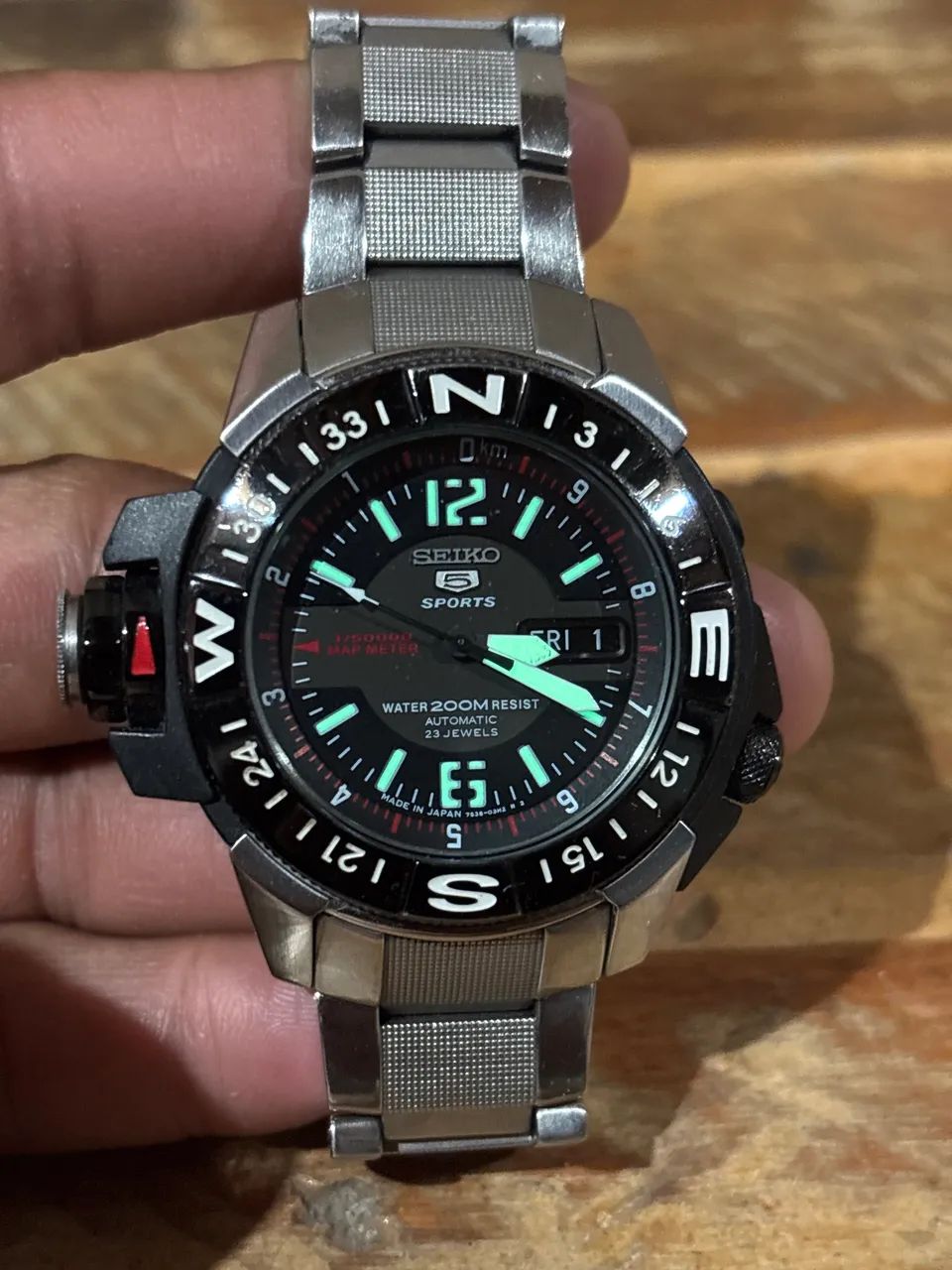 Relógio Seiko Map Meter