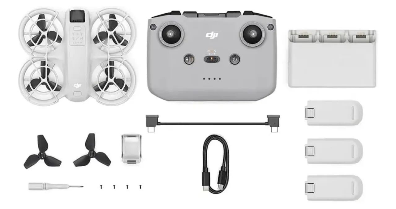 Drone Dji Neo Fly More Combo Cor Cinza DJI051 - Foto 3