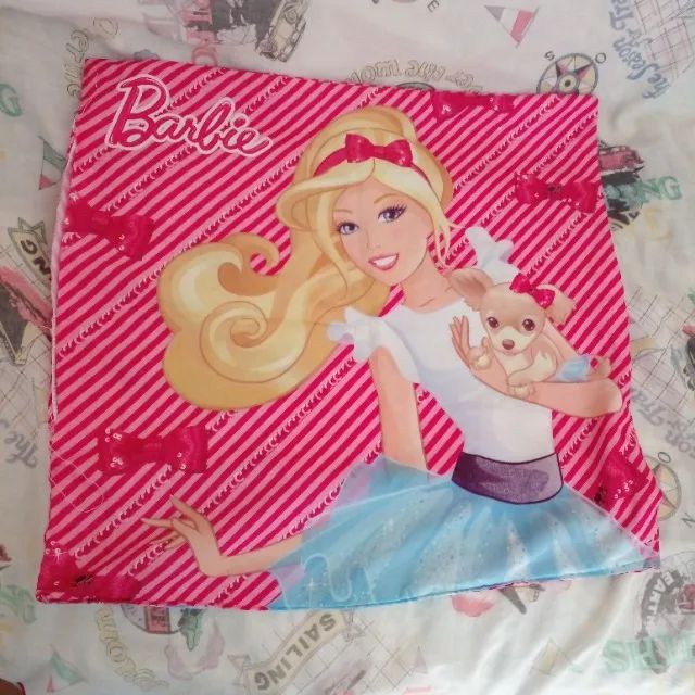 Fronha de travesseiro Barbie