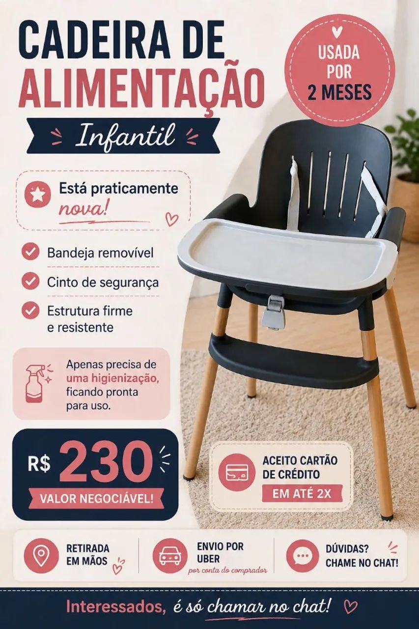 Cadeira de alimentação 