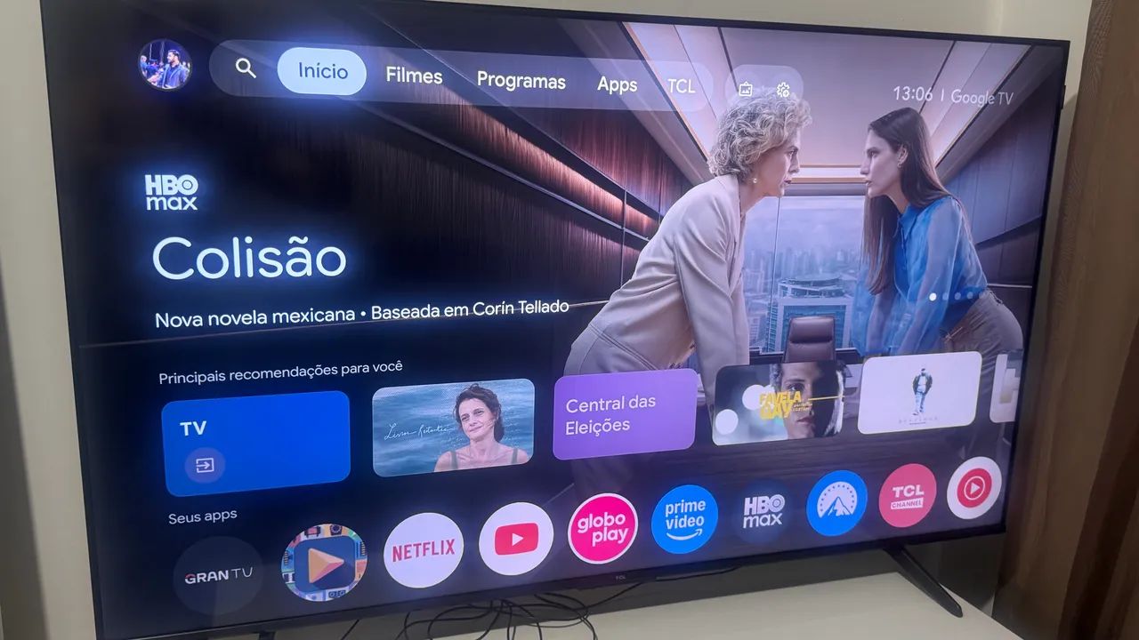 Vendo TV TLC 55 polegadas seminova 2 mil  - Foto 3