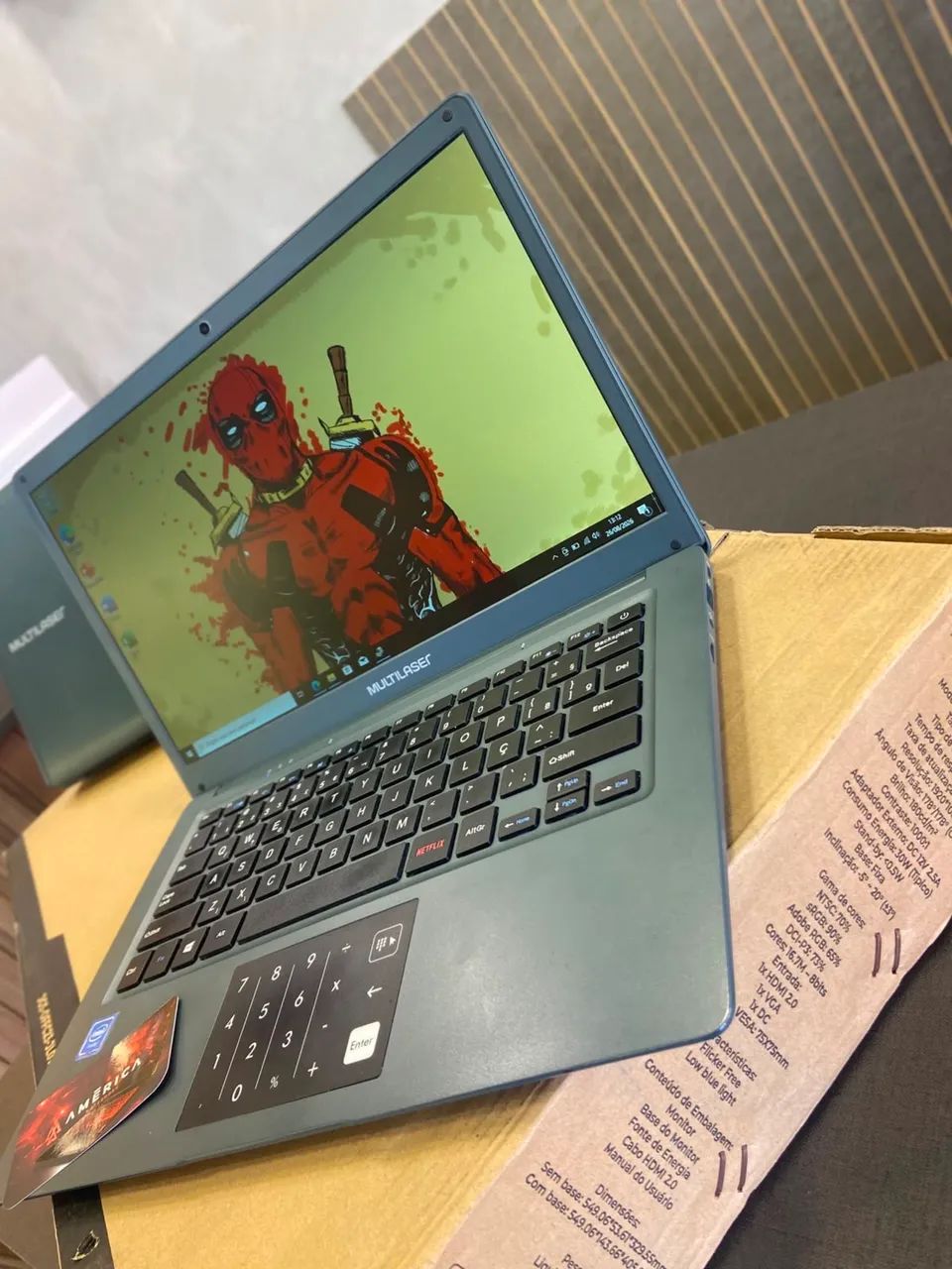 NOTEBOOK MULTILASER  - 2GB RAM   PROC. ATOM x5-Z8350 INTEL  64 GB SSD - Foto 4