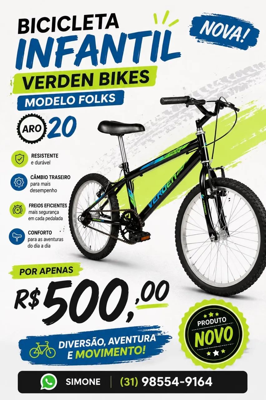 Bicicleta Aro 20 (na caixa)