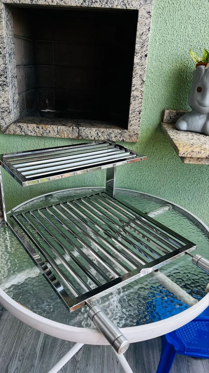 Grelha Uruguaia de Inox - Foto 3