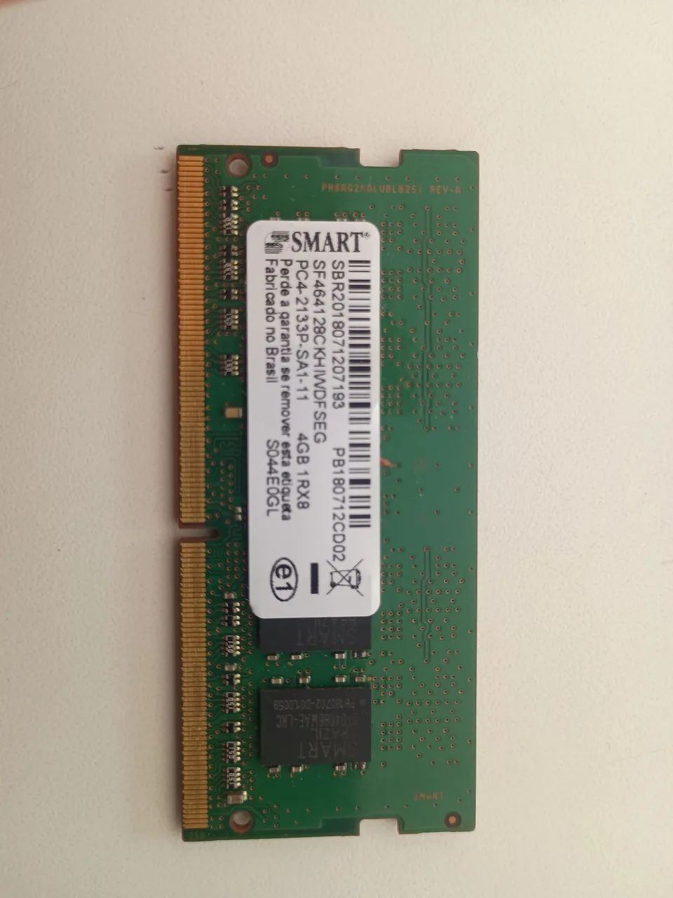 Memória 4gb ddr4 notebook 