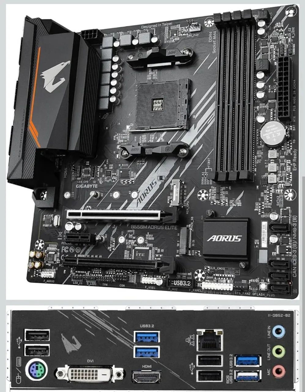 PLACA MAE B550M AORUS ELITE - Foto 2