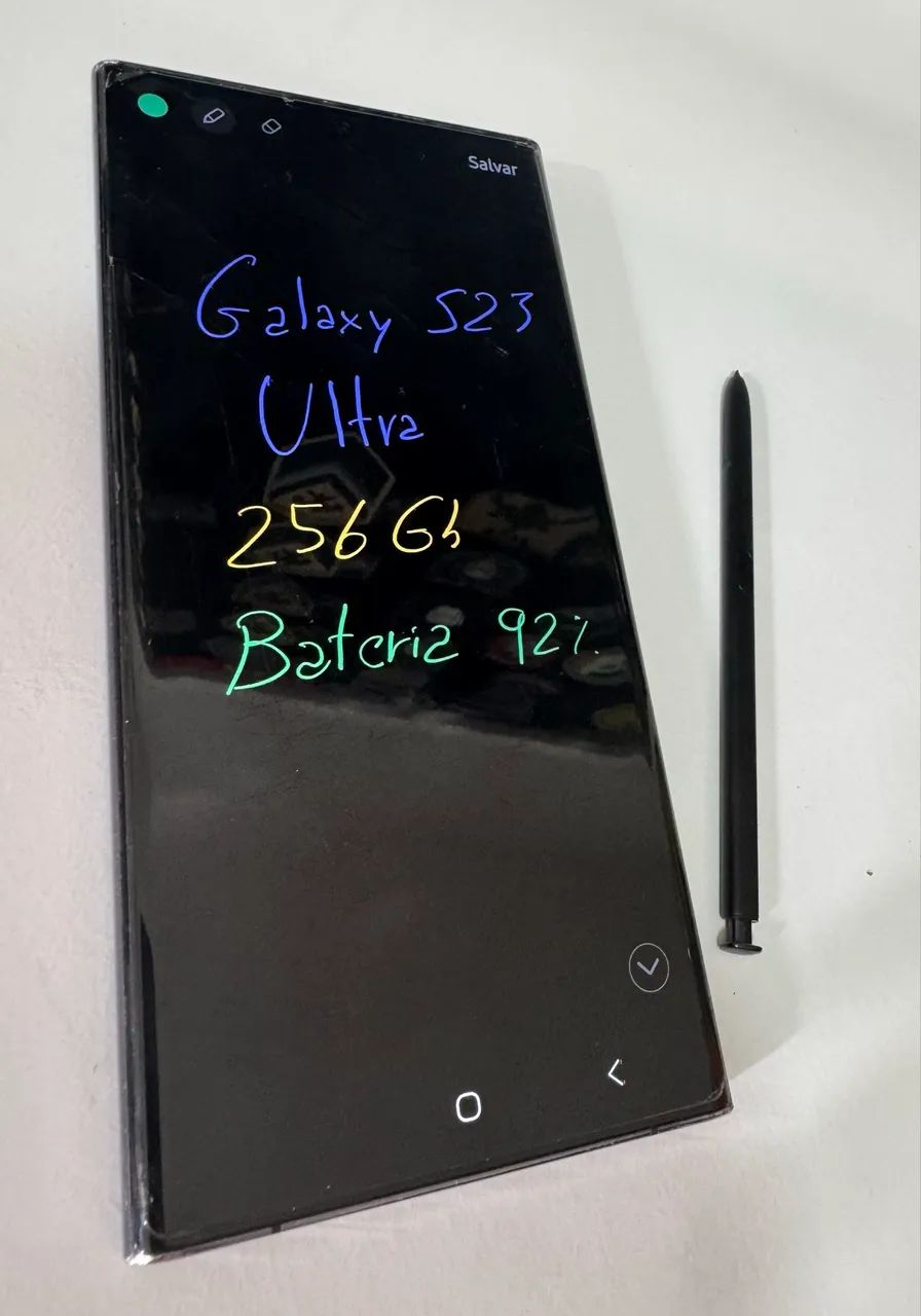 Samsung Galaxy S23 Ultra 256GB na caixa - Celulares e Smartphones