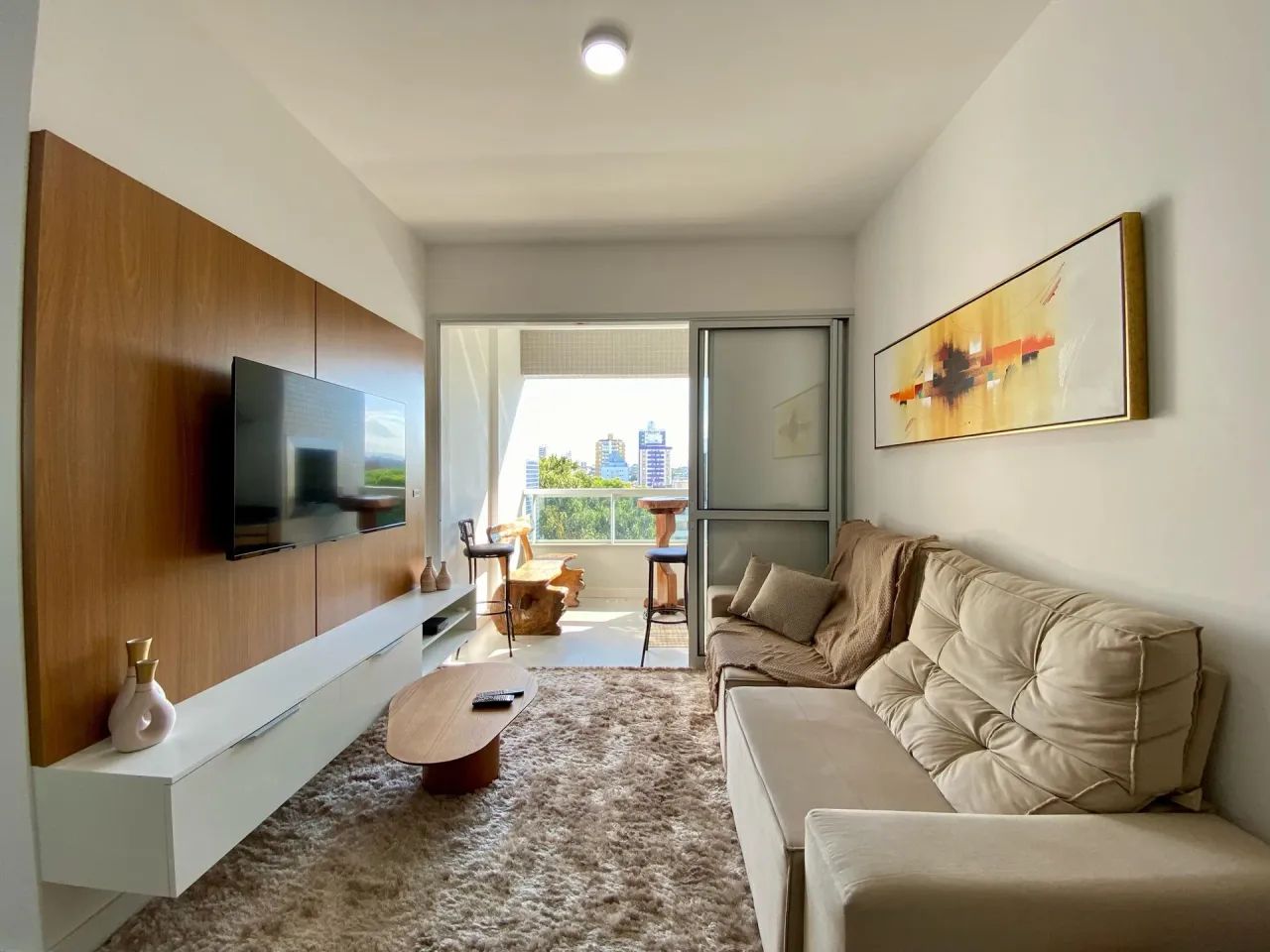 Apartamento mobiliado no kobrasol 3 quartos - Foto 2