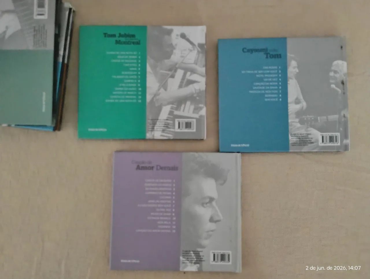 CDs Livretos Tom Jobim unidade - Foto 4