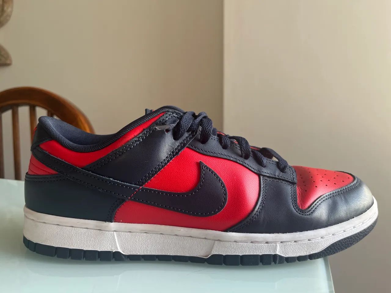 NIKE DUNK LOW NAVY RED