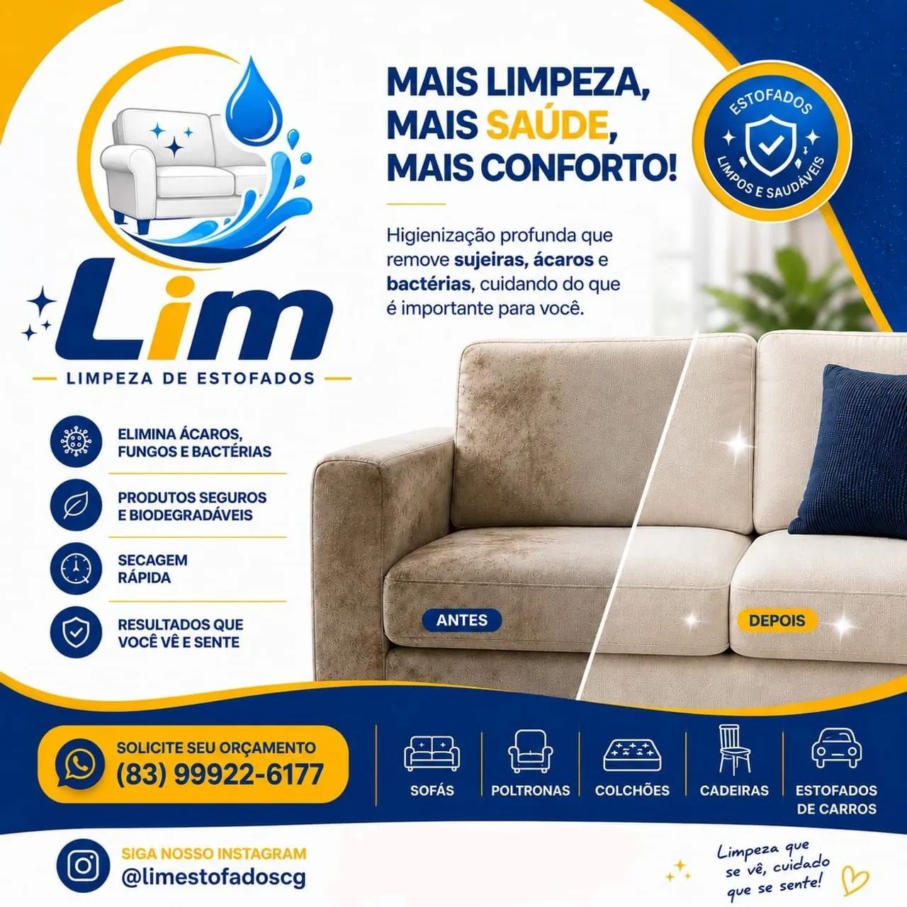 Higienização de Estofados 