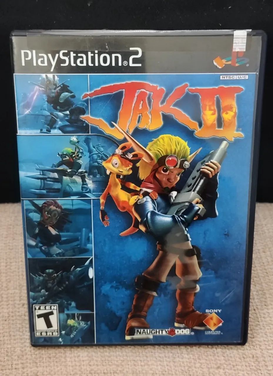 Jak II - PS2 - Original e Completo (Black Label) - Naughty Dog
