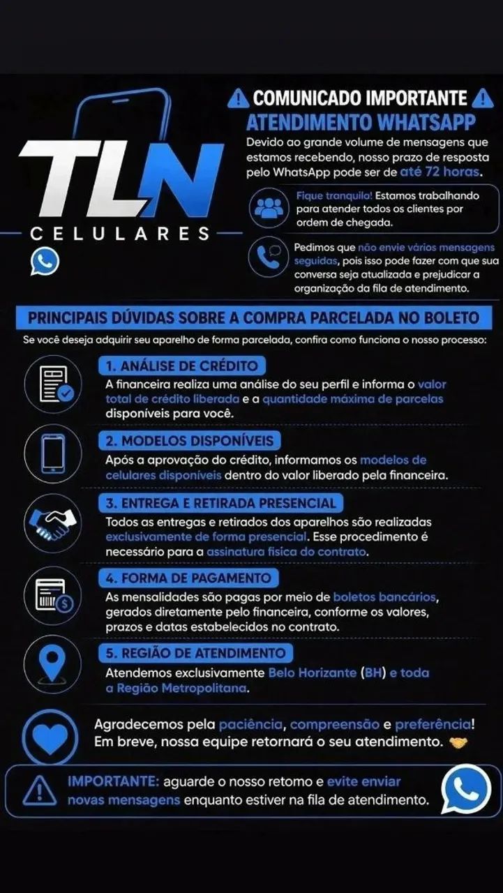 Celular novo com parcelamento no boleto e aprovação facilitada. - Foto 5
