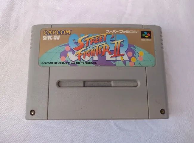 Super Street Fighter 2 Original Super Famicom, Caixa Repro - Foto 2