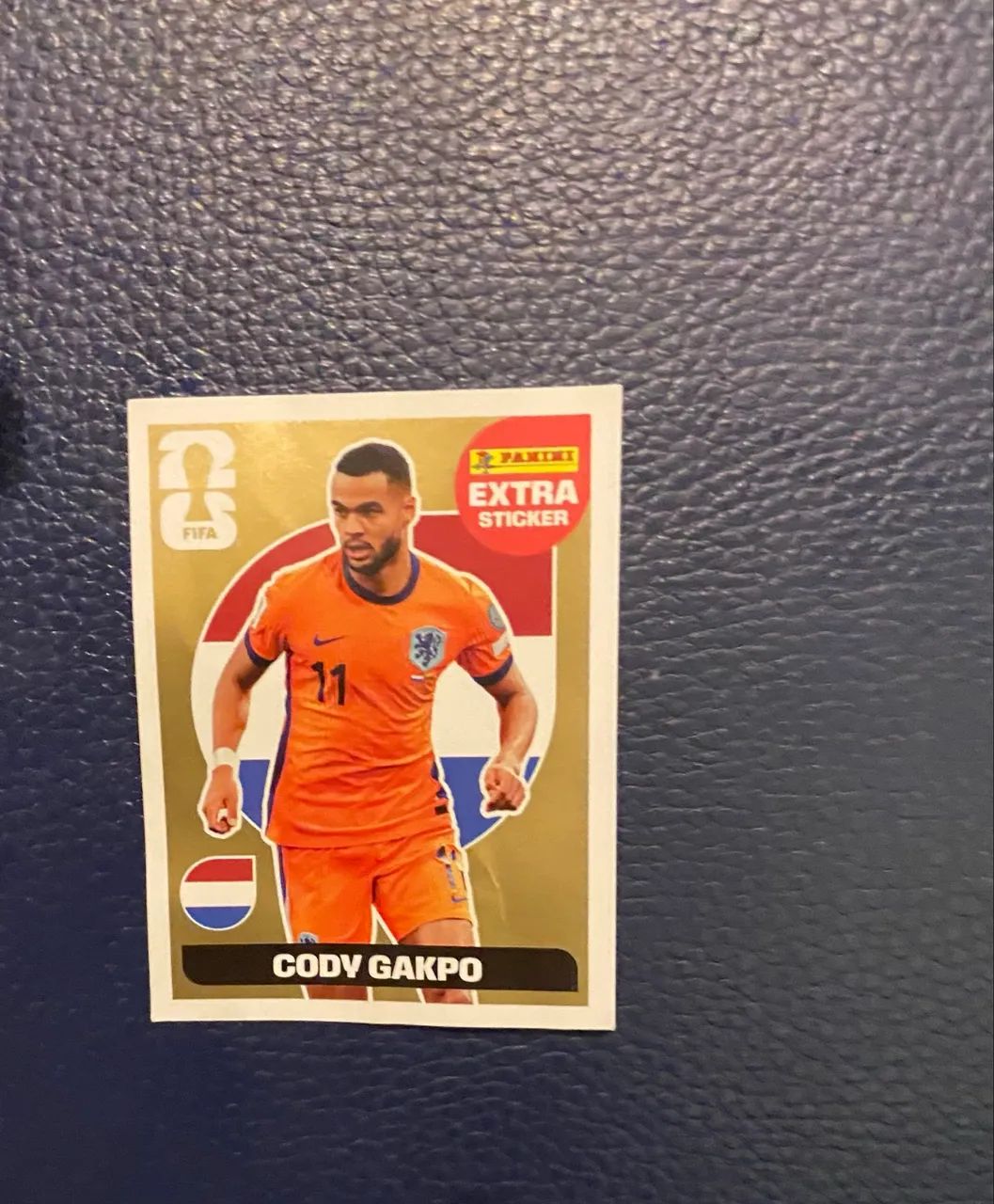 Figurinha Extra Sticker Gold - Cody Gakpo | Copa 2026