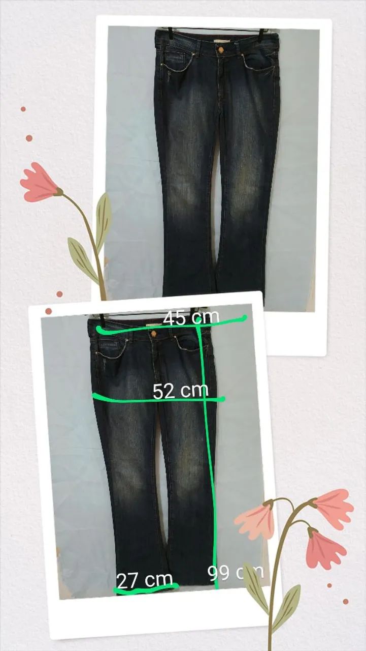 Calça jeans feminina tam 44 Bobstore  - Foto 2