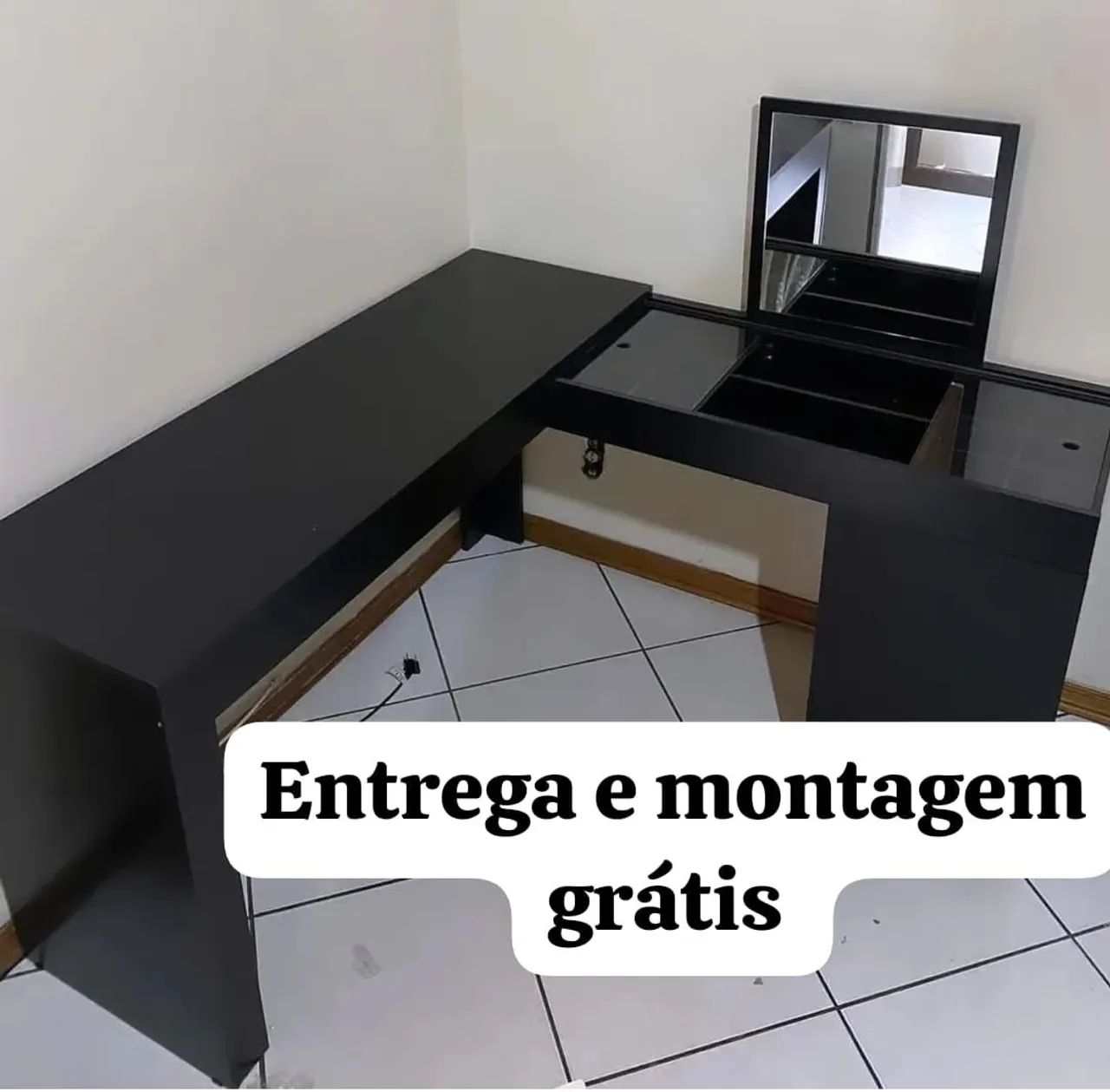 Penteadeira Star - Preta 