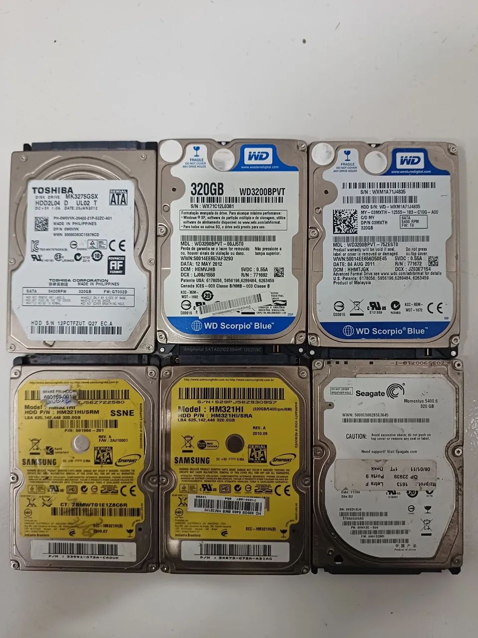 6 hds 320  wd e seagate  - Foto 4