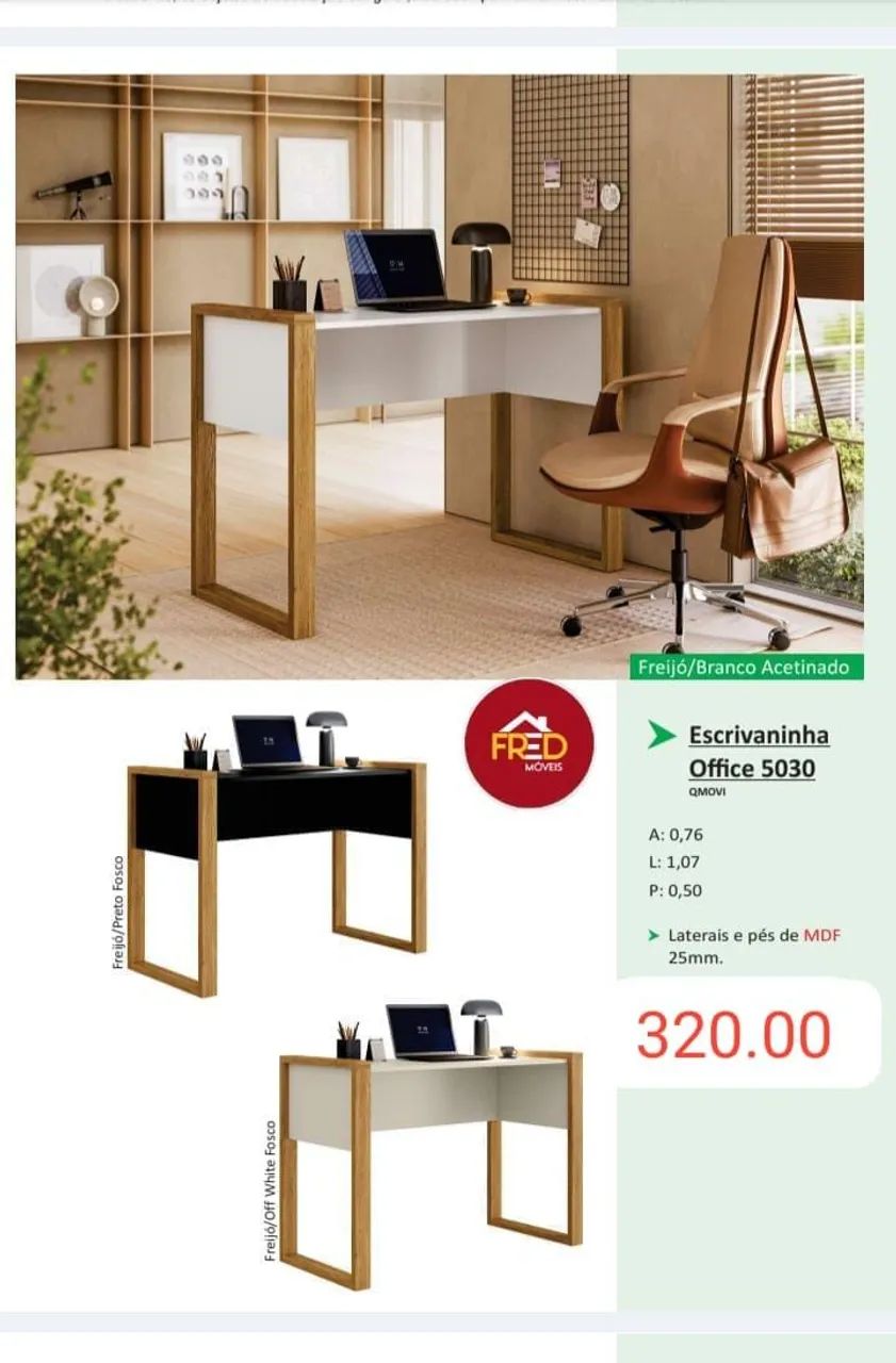 Escrivaninha vida nova , entrega e monta, super promoção 