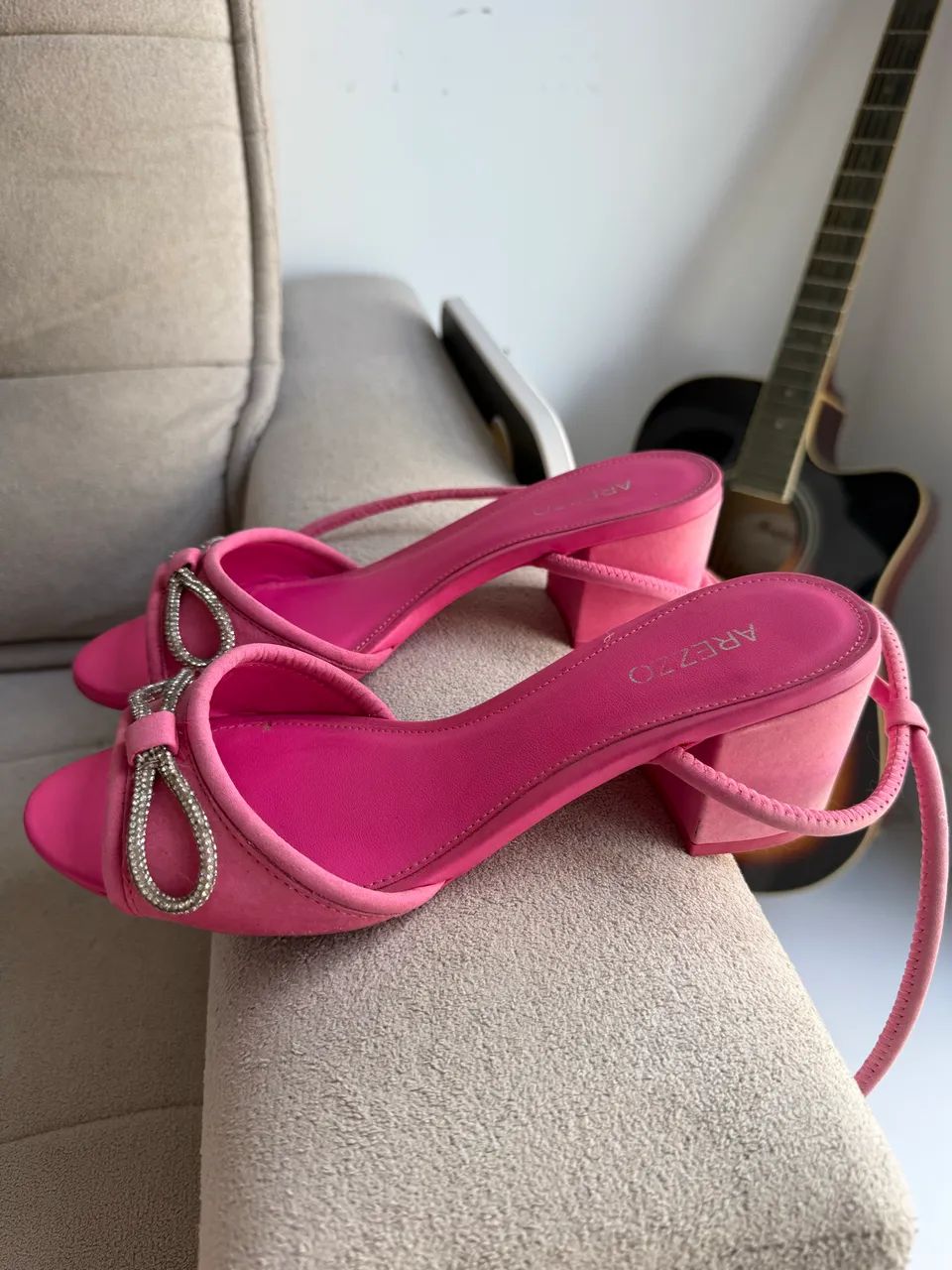 Sandália rosa Arezzo - Foto 3