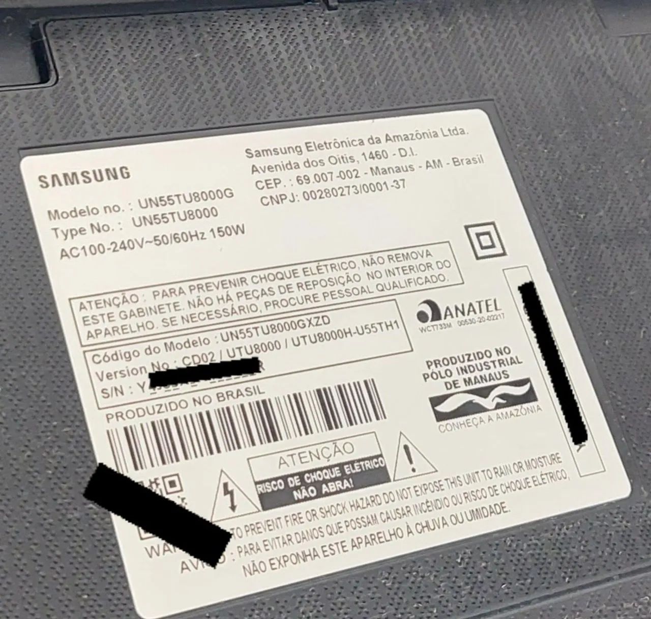 Carcaça TV Samsung Crystal UHD 55' - Foto 4